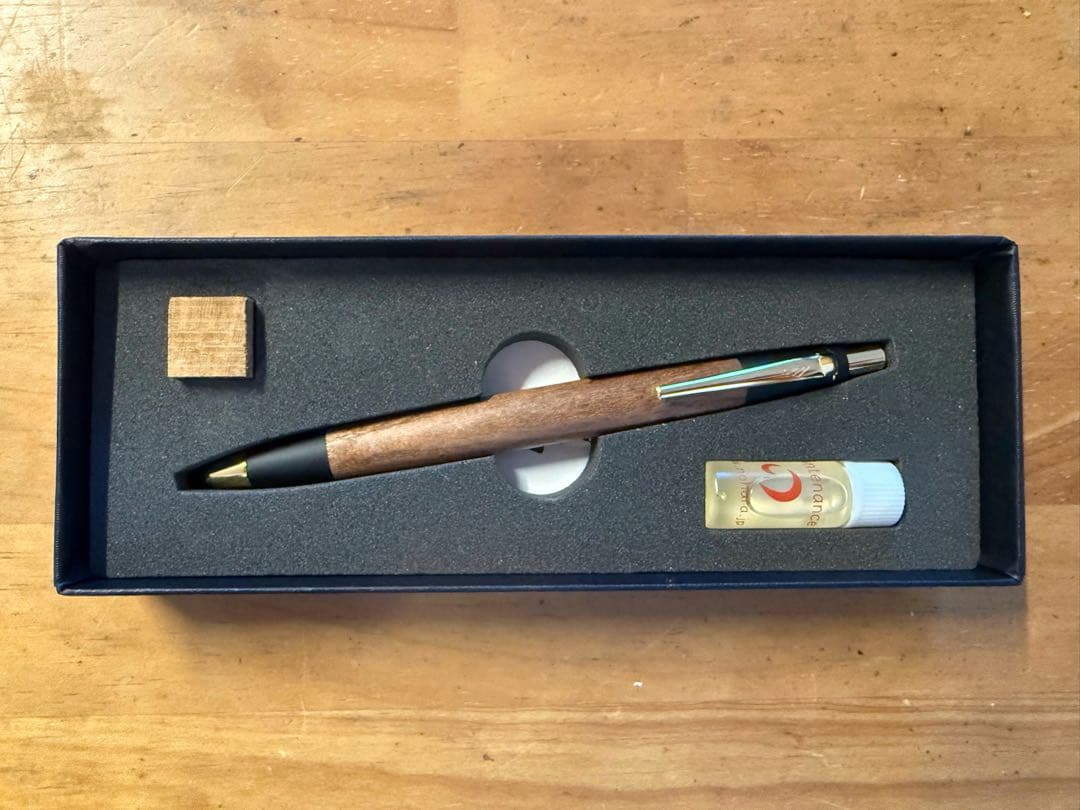 野原工芸　神代欅　シャープペンシル　固定式先金付き