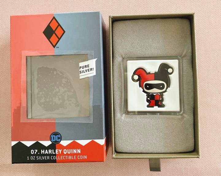 ハーレイ・クイン　チビ　銀貨　ニウエ