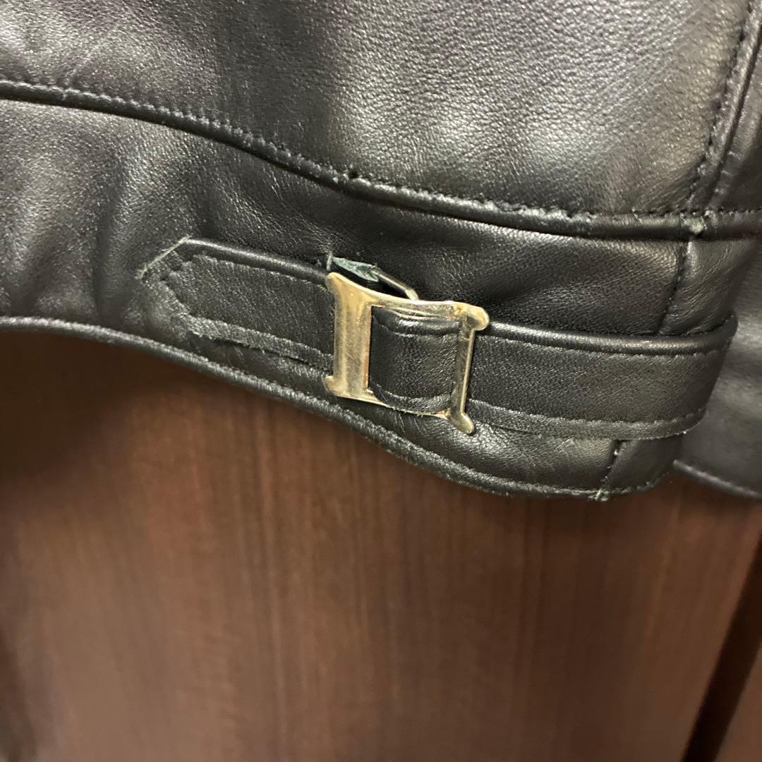 666 シングルライダースジャケット ステアハイド　MADE IN UK 42