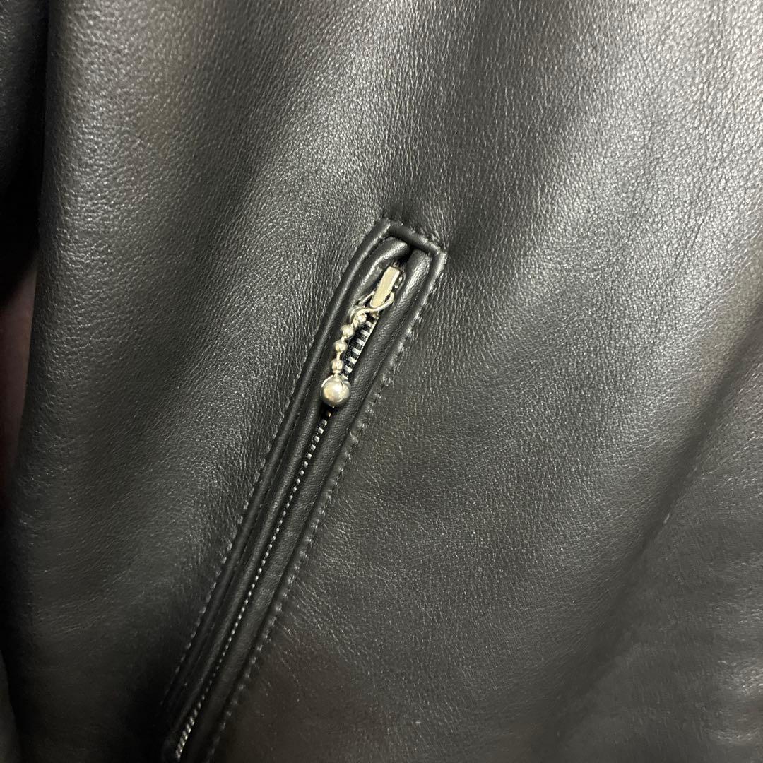 666 シングルライダースジャケット ステアハイド　MADE IN UK 42