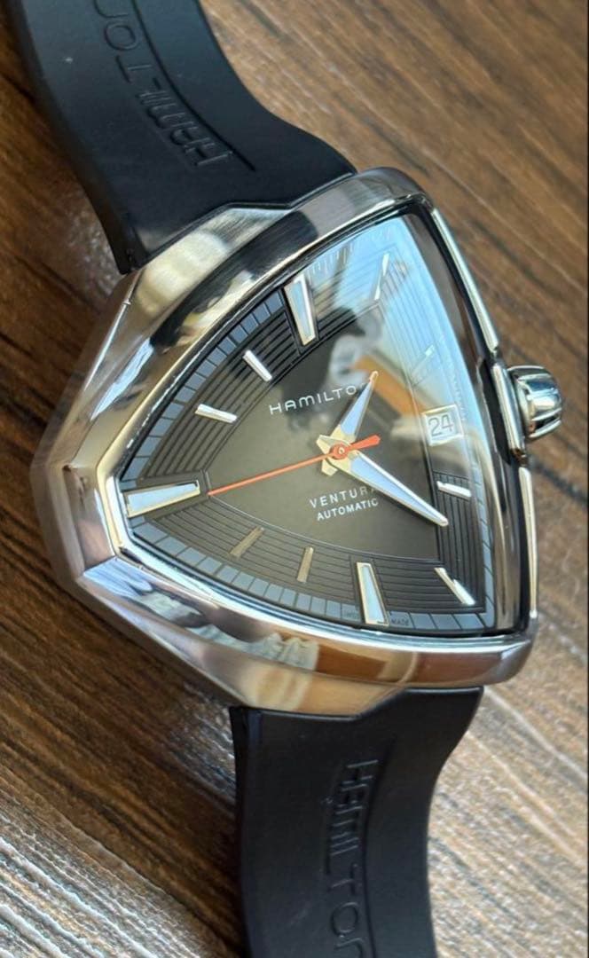 美品 HAMILTON ハミルトン ベンチュラ プレスリー自動巻