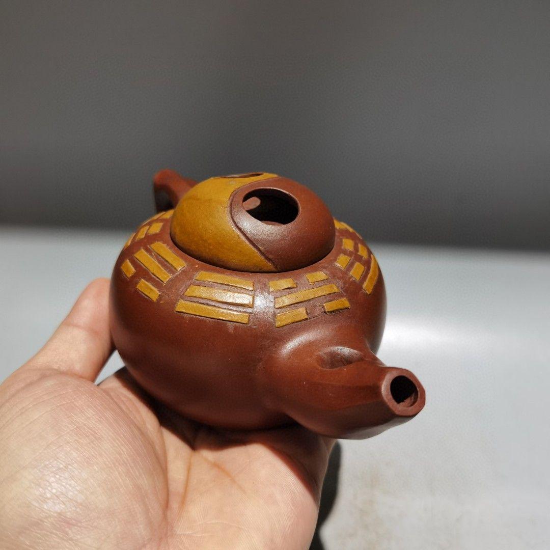 宜興 紫砂壷 茶壺 西施八卦壺 茶道具