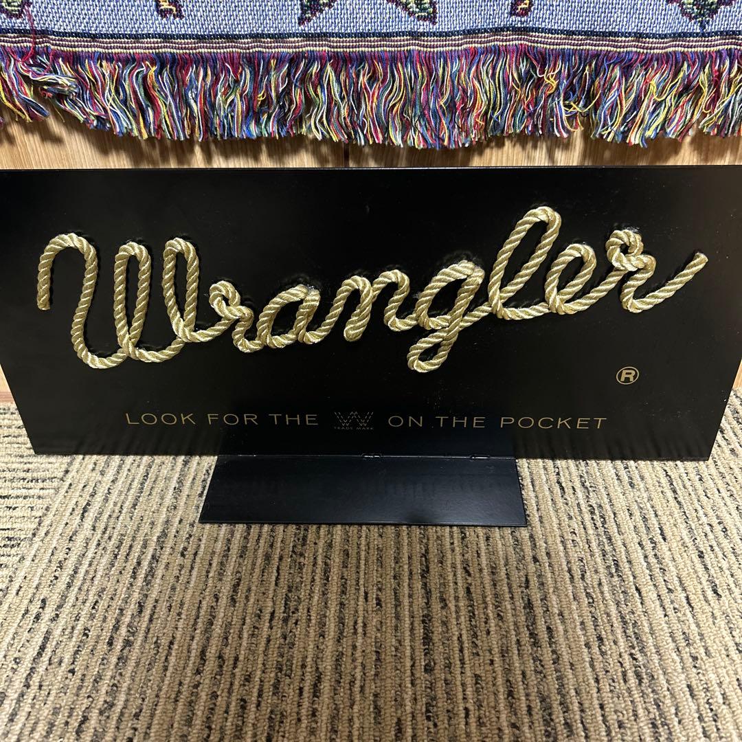【希少】wrangler ラングラー　看板　ディスプレイ　非売品