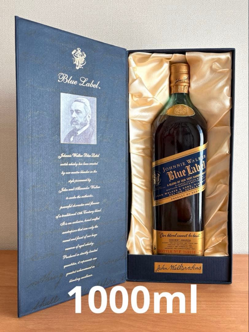 ジョニーウォーカー ブルーラベル スコッチウィスキー 43度 1000ml