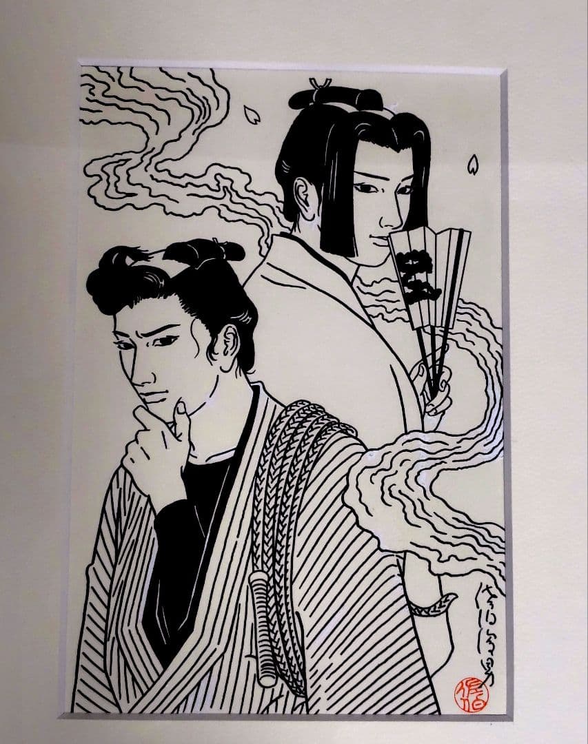 佐伯俊男　直筆原画　額装