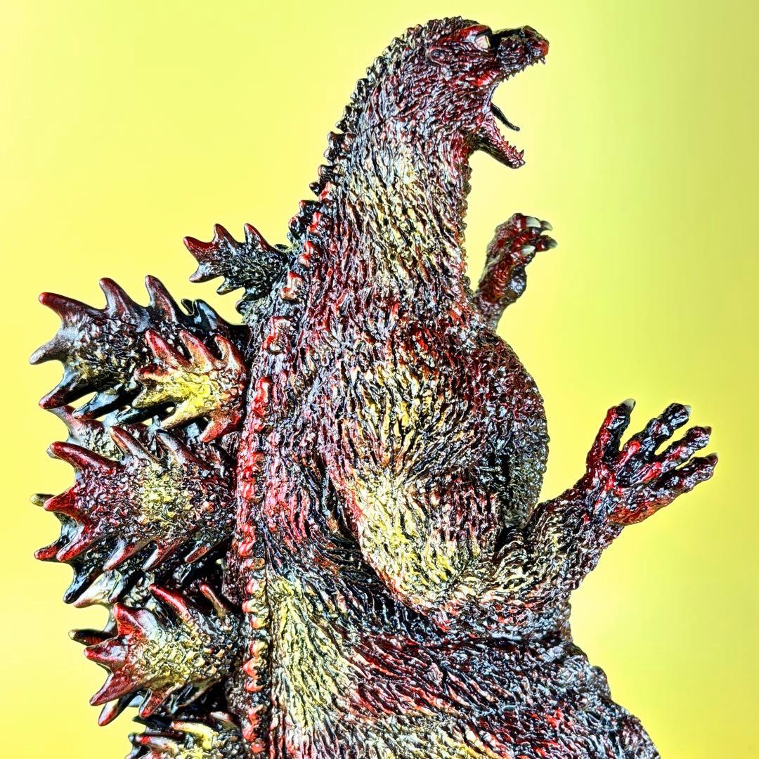 東宝30ｃｍシリーズ ラストシーン ゴジラ カスタム　赤・金　後藤 彩色所