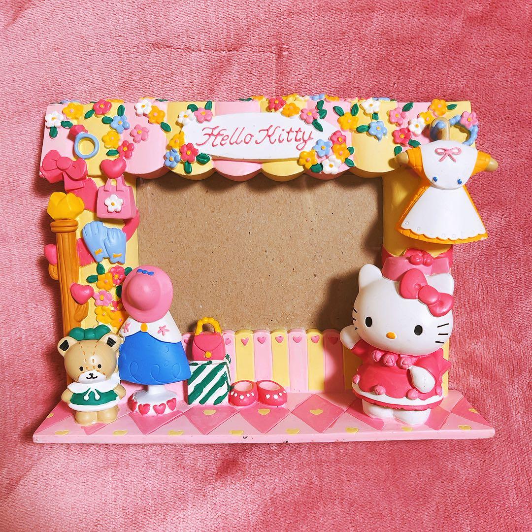 希少レア　ハローキティ　フォトフレーム　平成レトロ　タイニーチャム　サンリオ