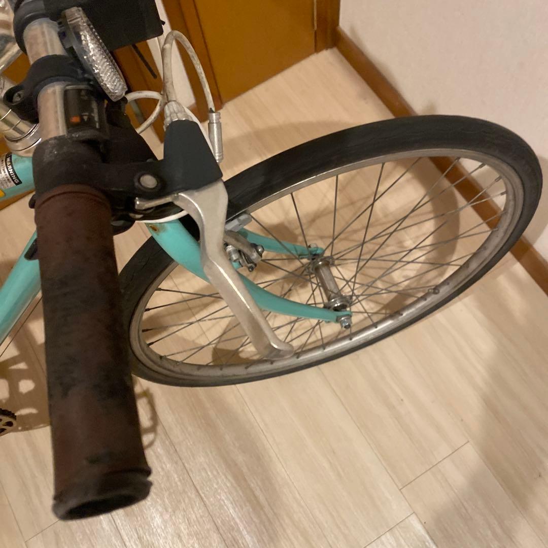 専用にしました水色 クロスバイク 7段変速