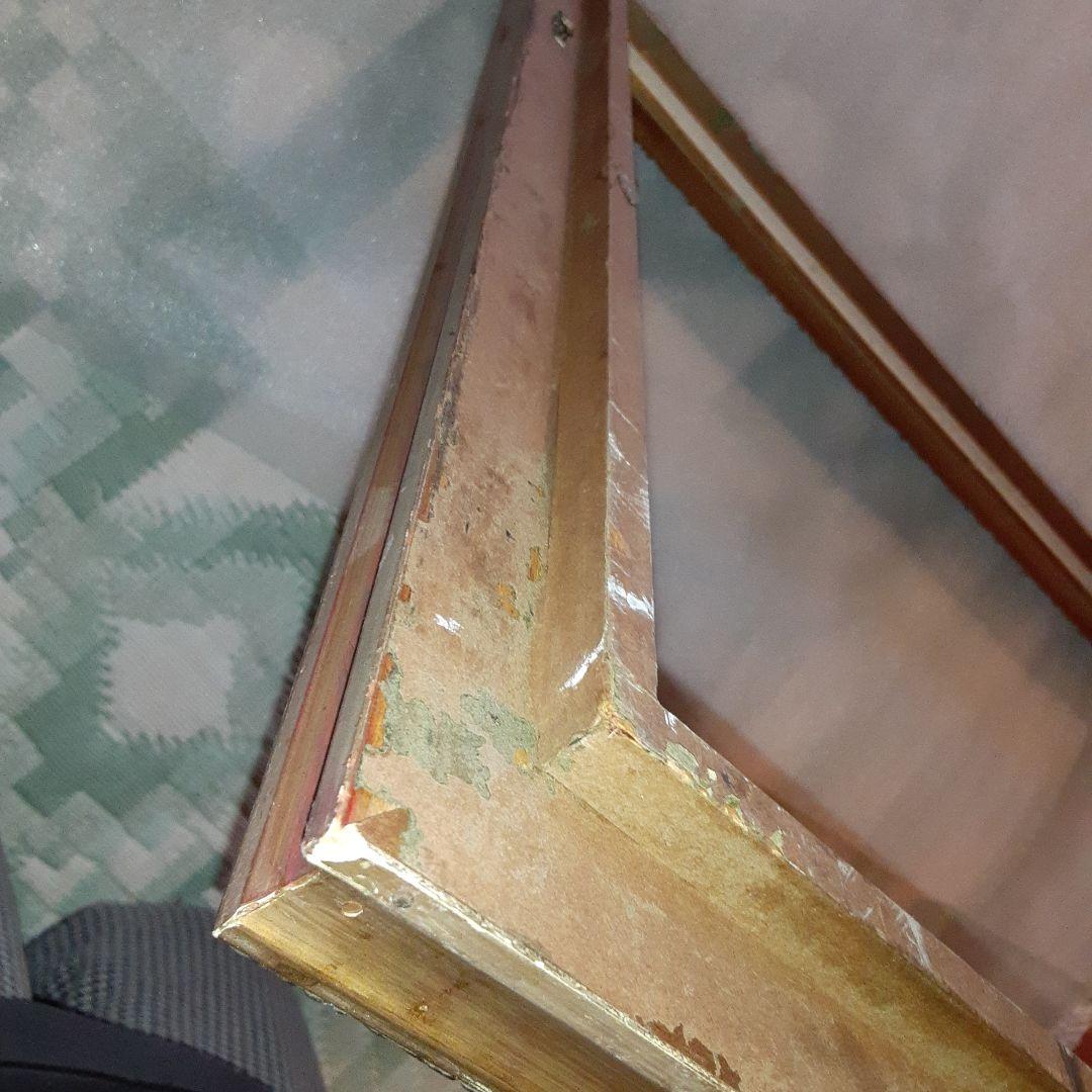 額縁　F12号　61×50.5　木製　フレーム　縁のみ