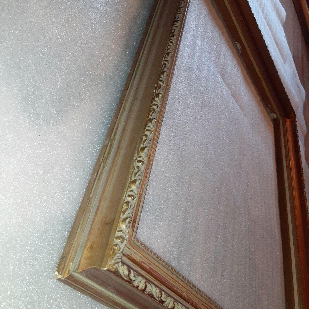 額縁　F12号　61×50.5　木製　フレーム　縁のみ