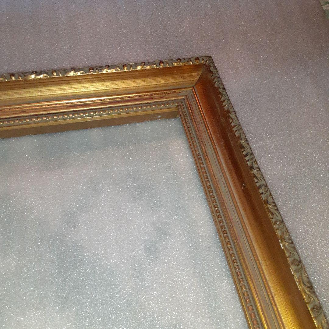 額縁　F12号　61×50.5　木製　フレーム　縁のみ