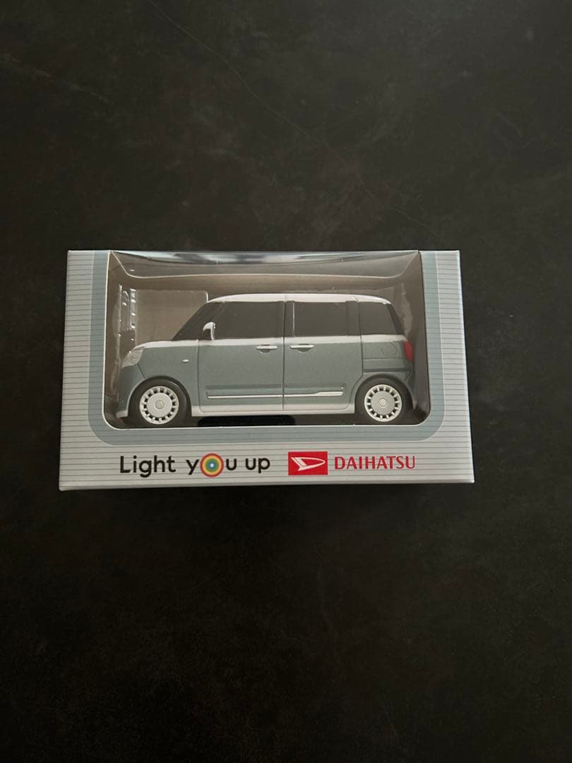 DAIHATSU ムーヴキャンバス　ミニカー レイクブルー　ダイハツ