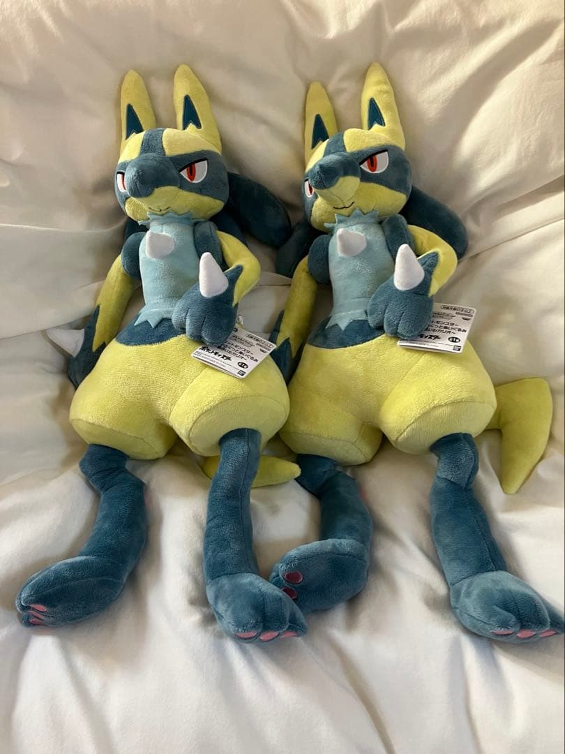 黄色いルカリオ　5体セット　色違い　めちゃもふぐっと　ぬいぐるみ　ポケモン　新品