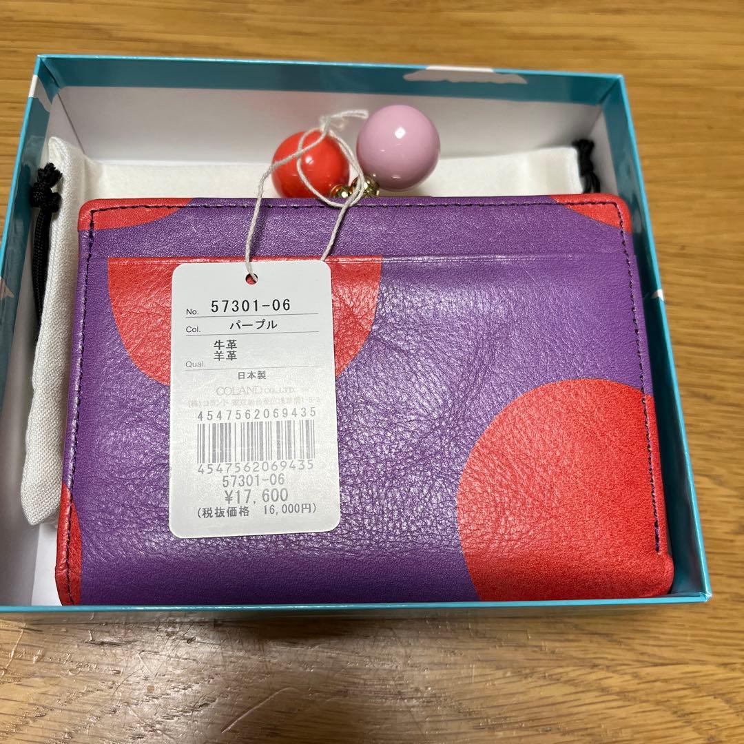 tsumori chisato CARRY ドット柄がま口財布