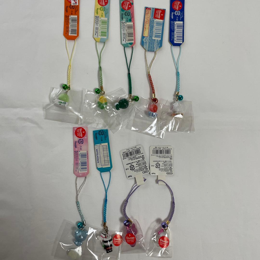 新品◆ハローキティ ご当地キティ 根付けストラップ 北海道 9個セット◆匿名配送