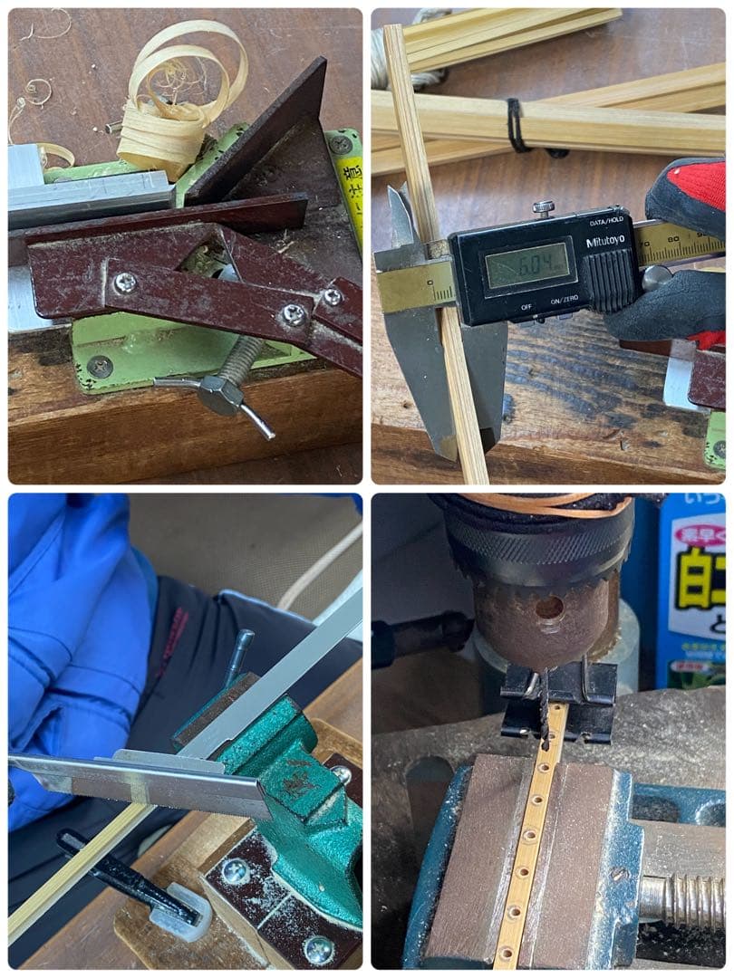 ⭐️限定値下げ　鳥籠　手作り　竹細工　工芸　匠③