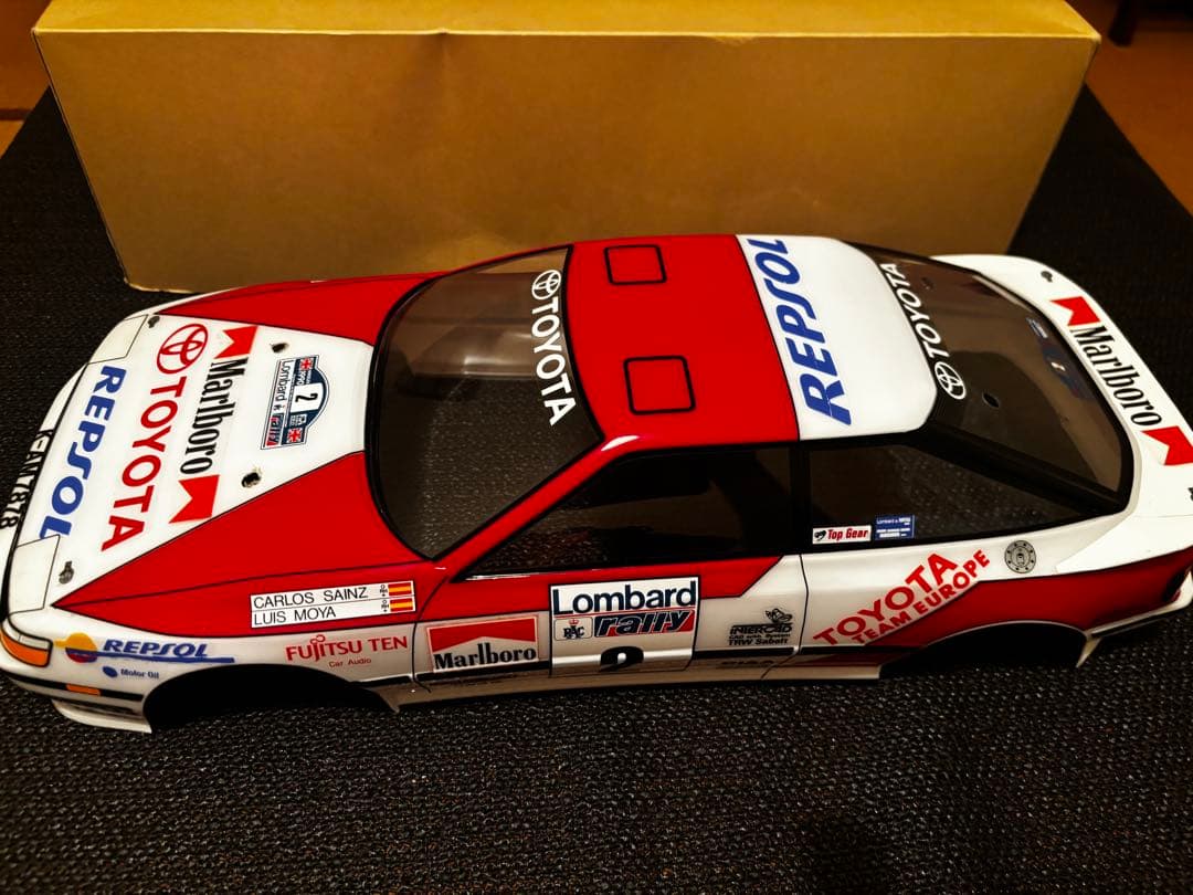 タミヤ　セリカGT-FOUR （ST165）塗装済み未走行ボディ（TT02用）