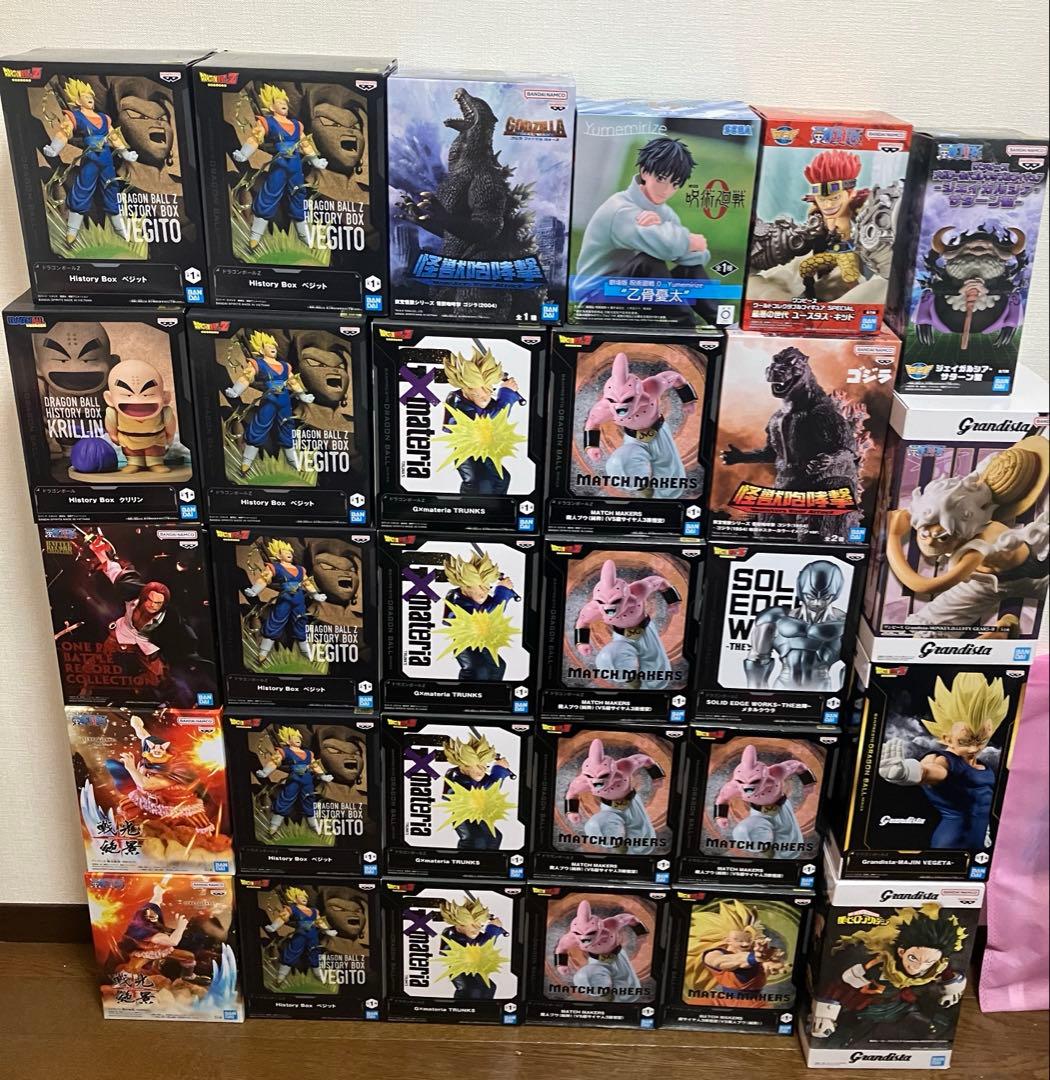 最新プライズ　ドラゴンボール　ワンピース　29体フィギュア　まとめ売り