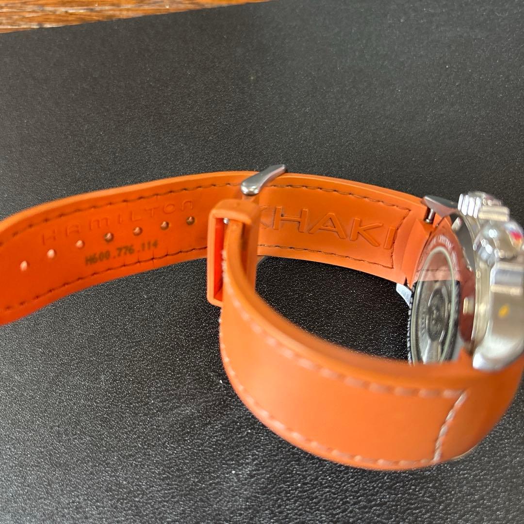 ハミルトン 自動巻き アナログ腕時計　カーキエアレース