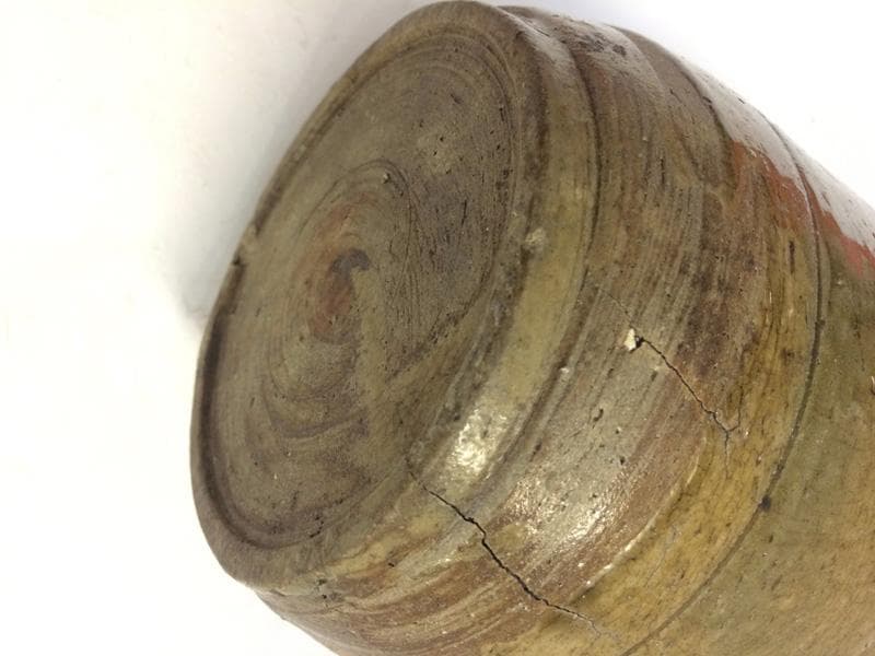 ★骨董一点もの！　黄瀬戸/瀬戸焼　徳利　江戸中~後期　1780~1810年頃_5