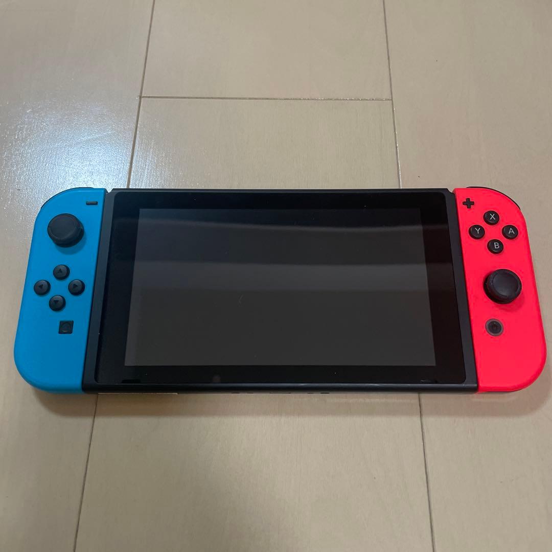 Nintendo Switch 本体 ネオンブルー・レッド＋LANアダプター