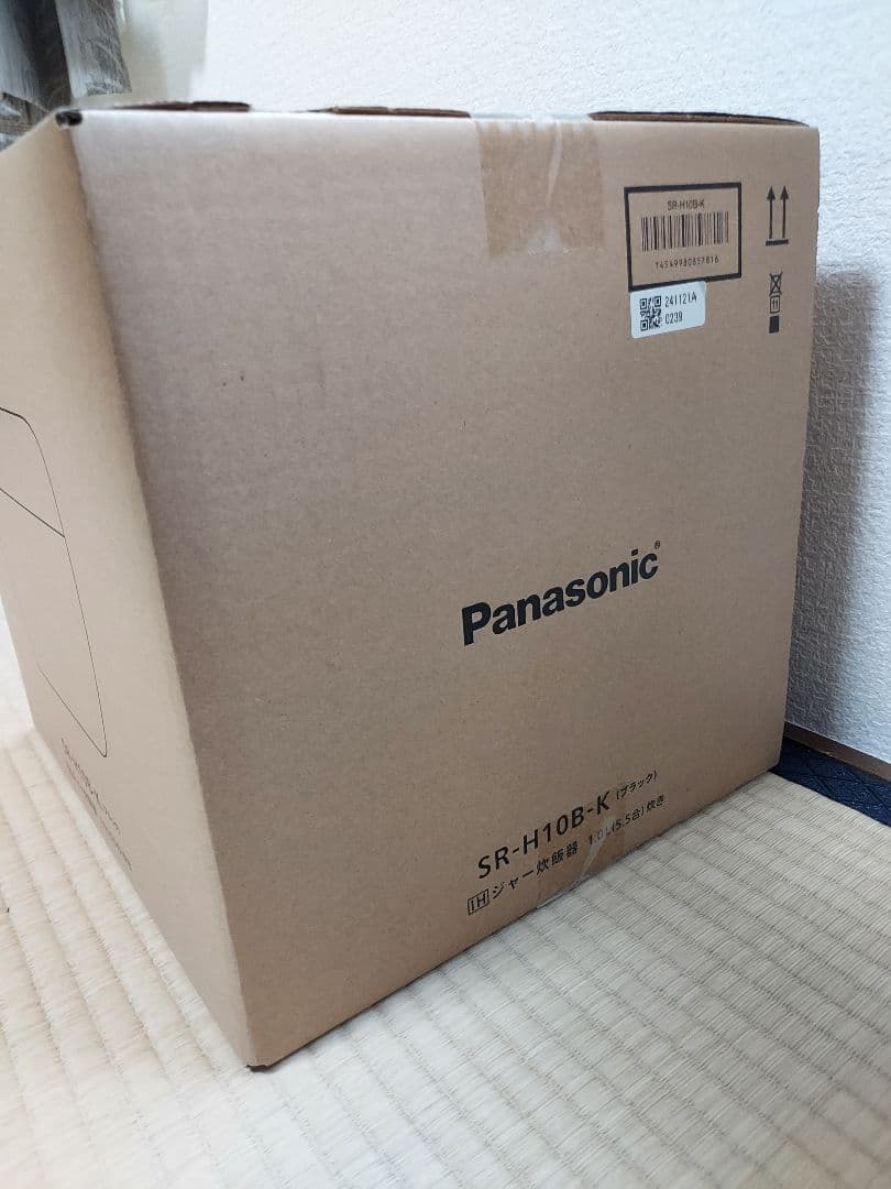 ★新品未開封★Panasonic　SR－H10B－K(ブラック)炊飯器★