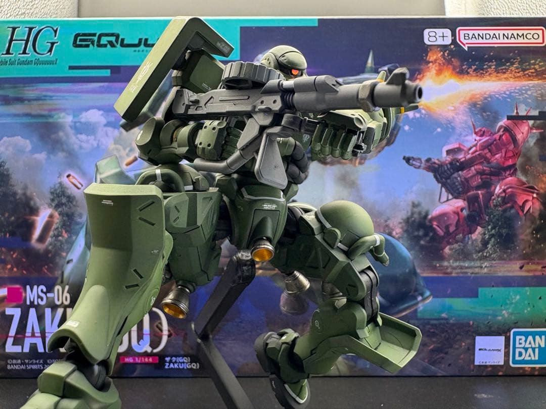 wata0130 　HG ザク　ドムセット塗装済み完成品
