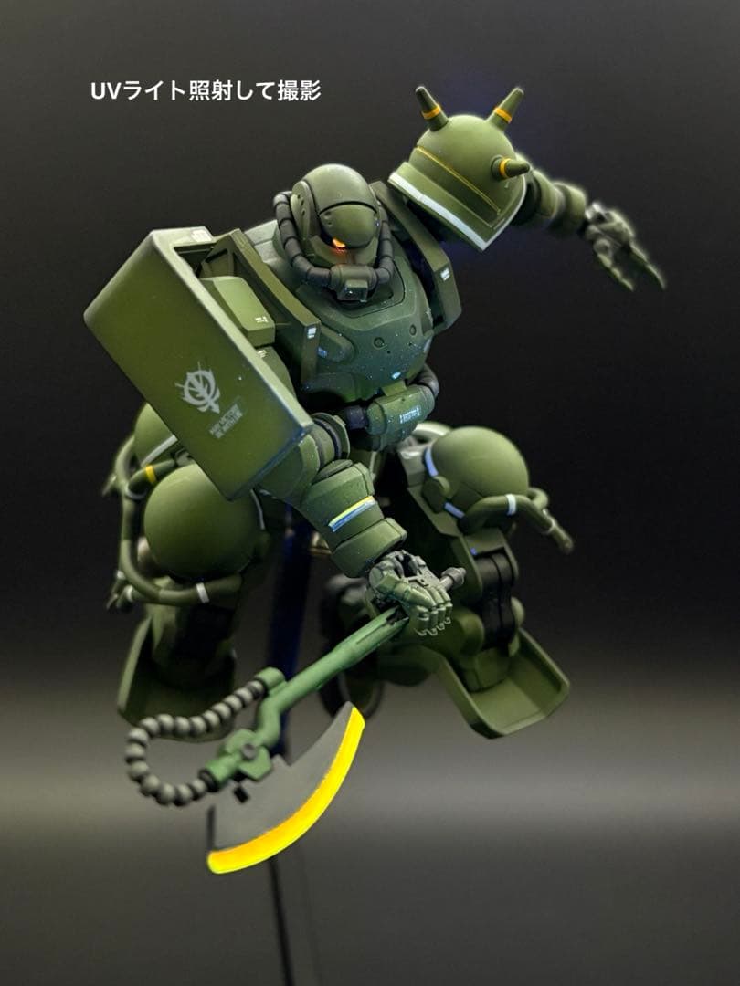 wata0130 　HG ザク　ドムセット塗装済み完成品