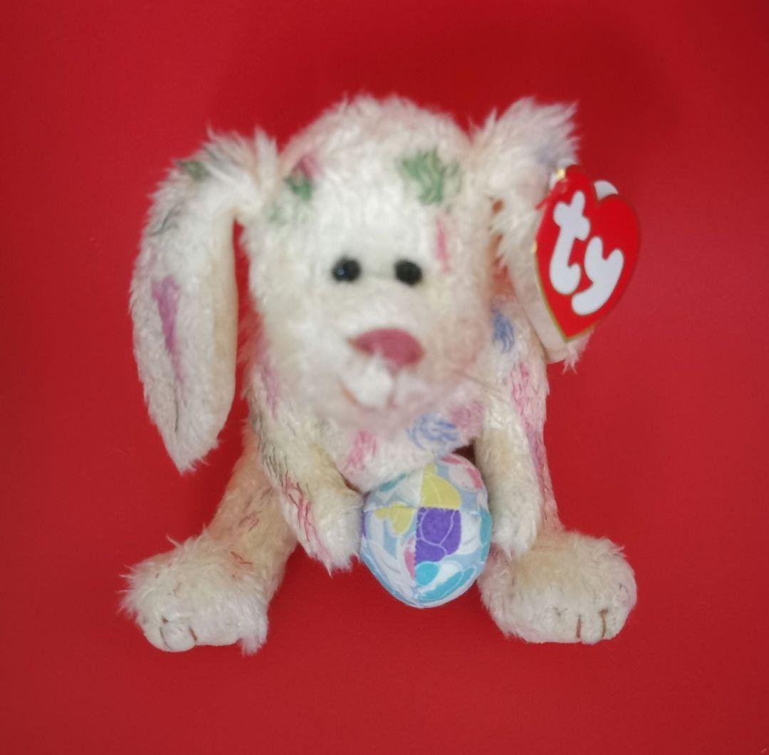 レア TY ウサギのぬいぐるみ カラフル卵付き