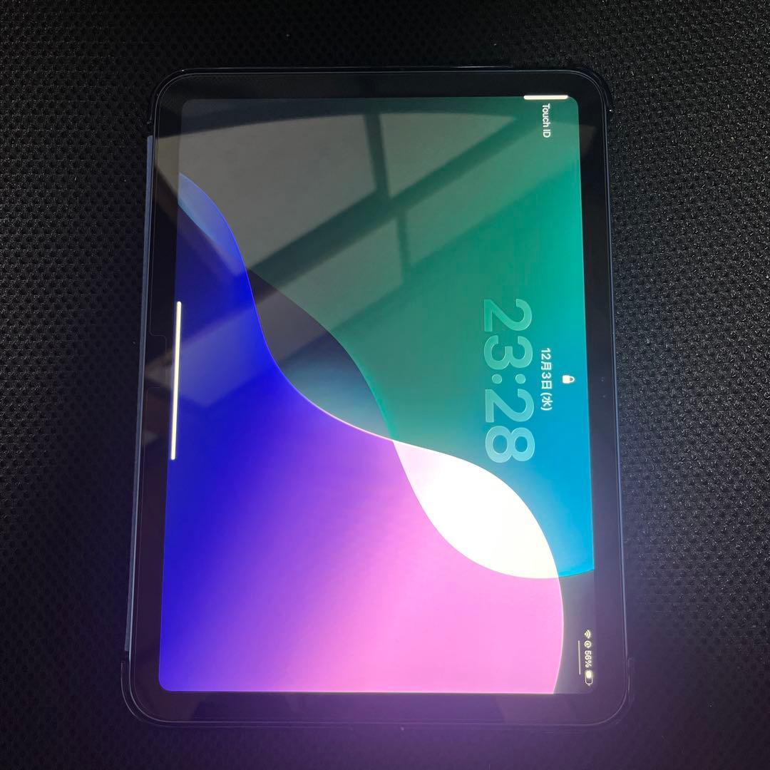 iPad A16 (第11世代) ブルー 本体 フィルム ケース付き
