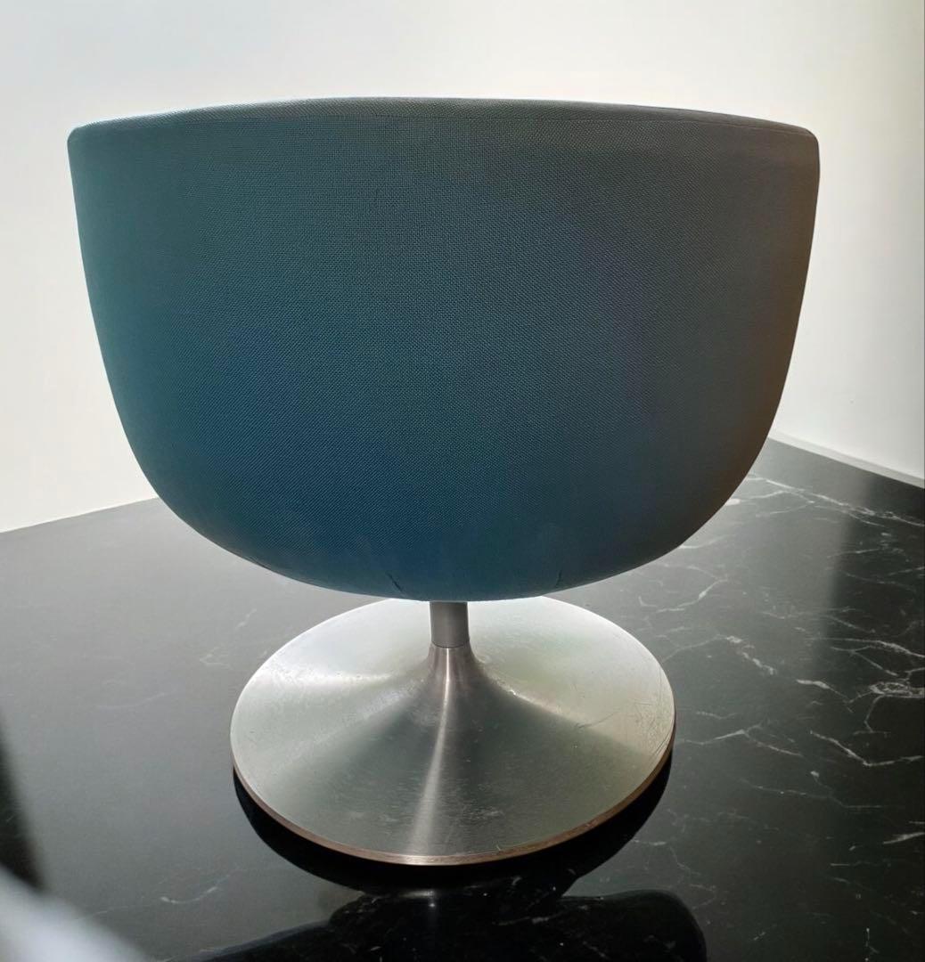 ミッドセンチュリー　昭和レトロ★イトーキのラウンジチェア　美しい曲線的なフォルム