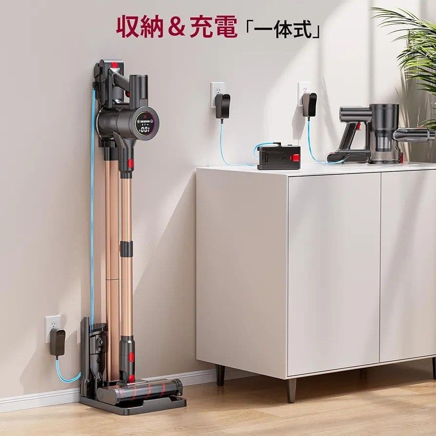 新品　掃除機 コードレス 80Kpa強力吸引！AI吸引力自動制御！70分連続稼働