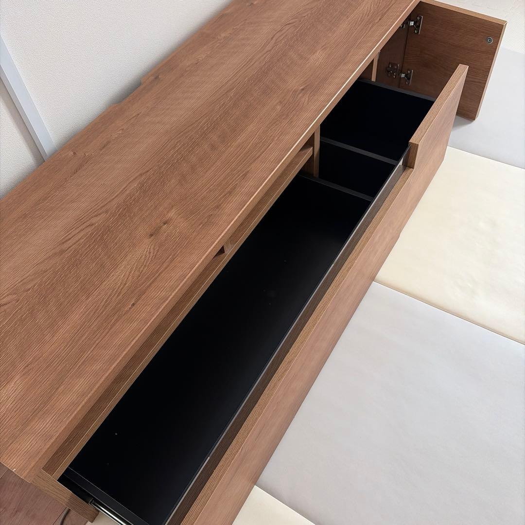 LOWYA [幅140] テレビ台 日本製 ローテレビ台 50V型対応 完成品