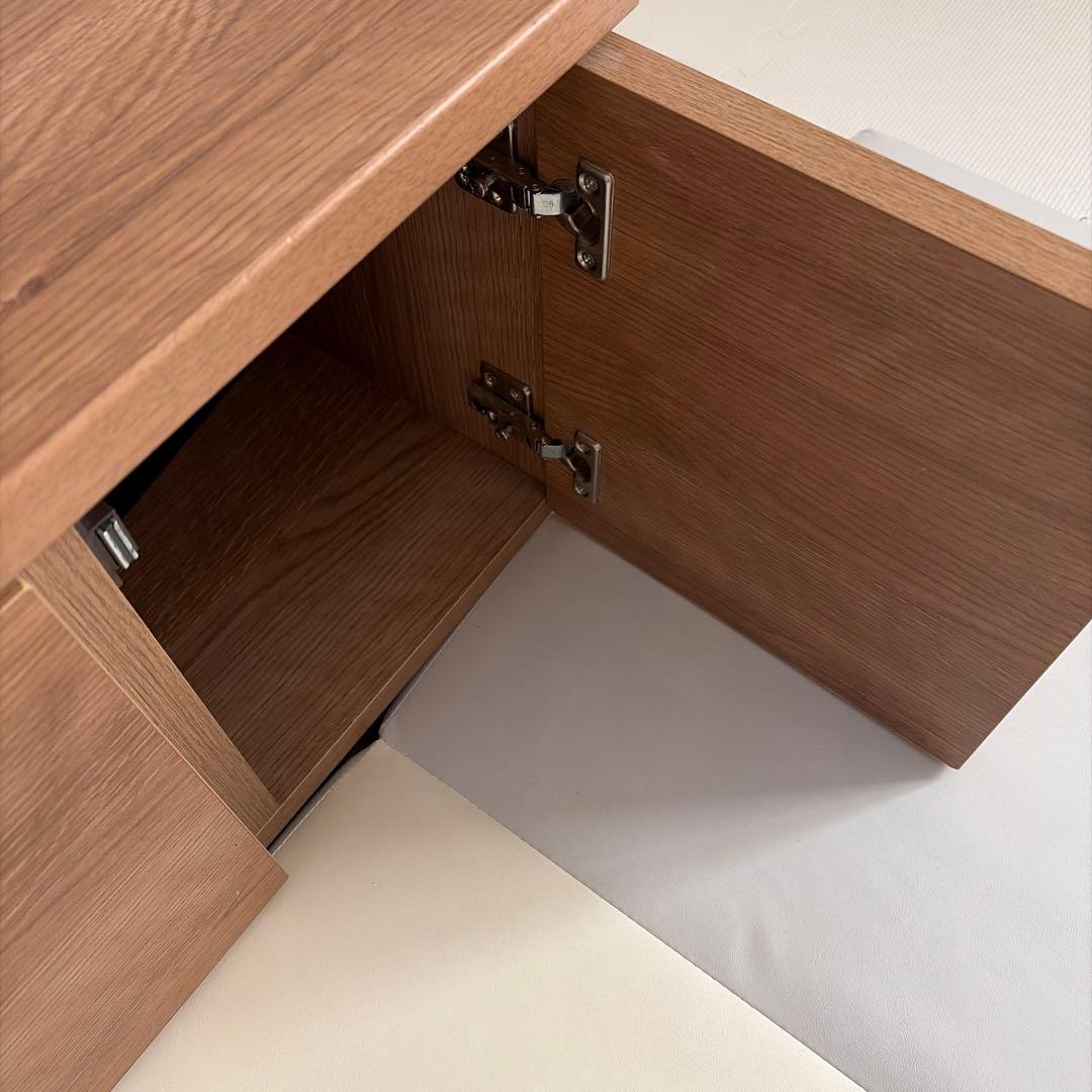 LOWYA [幅140] テレビ台 日本製 ローテレビ台 50V型対応 完成品