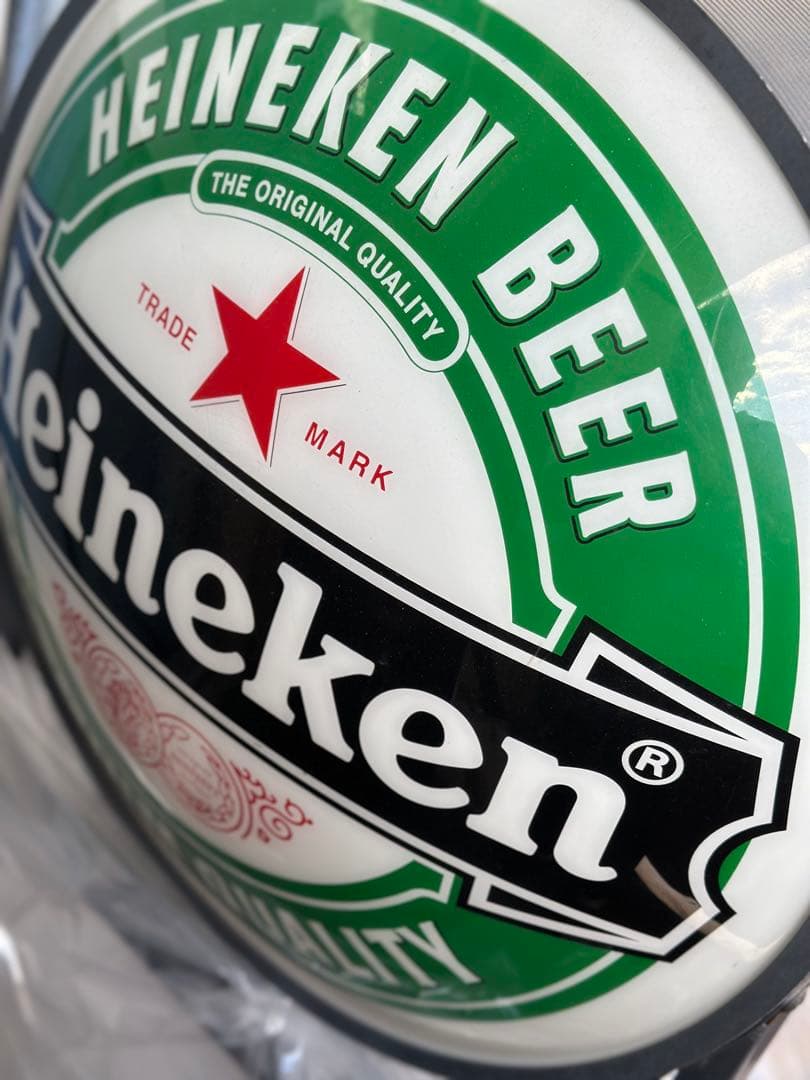 Heineken ビール 電気看板