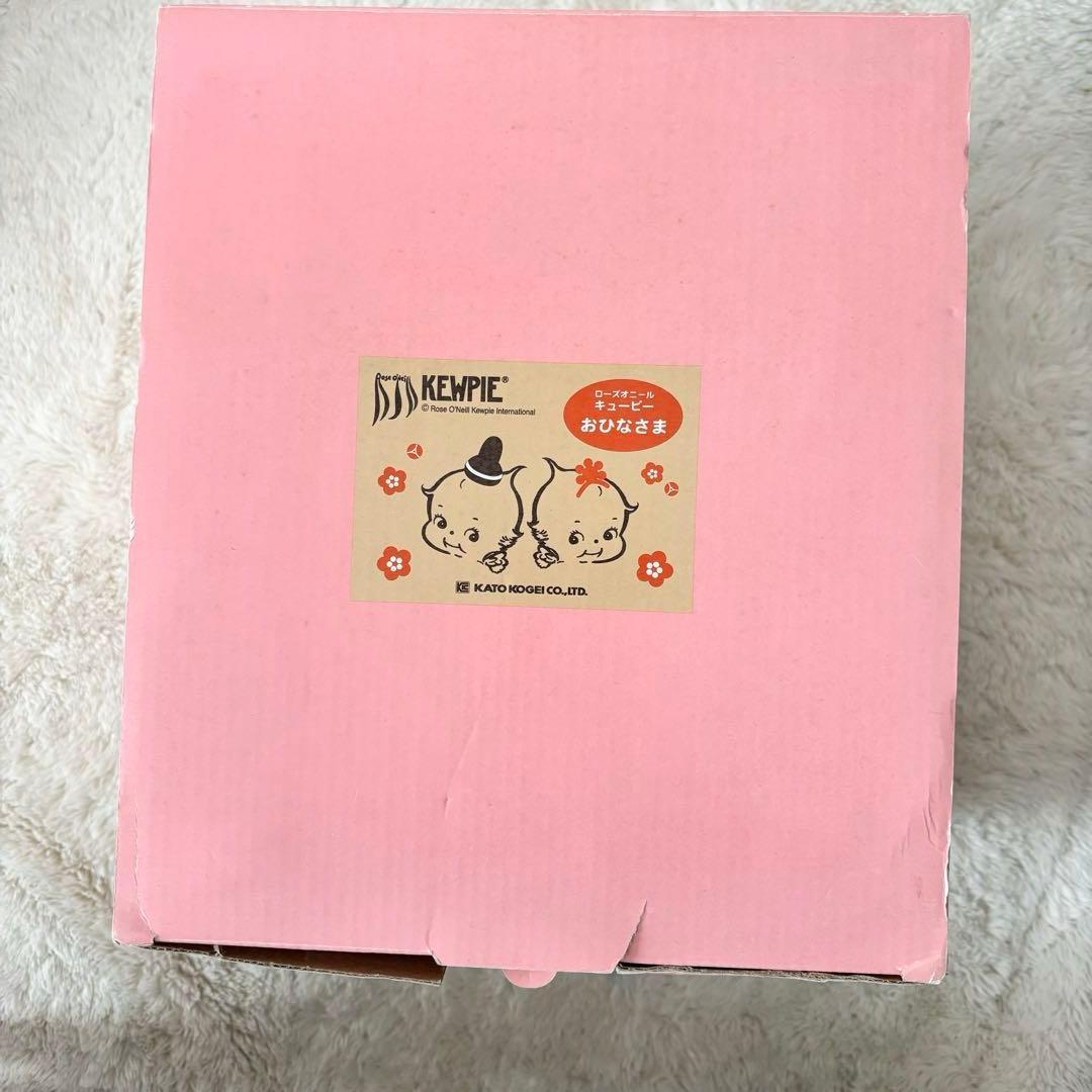 【極美品】加藤工芸　ローズオニールキューピー　お雛様　三段雛飾り　ひな祭り