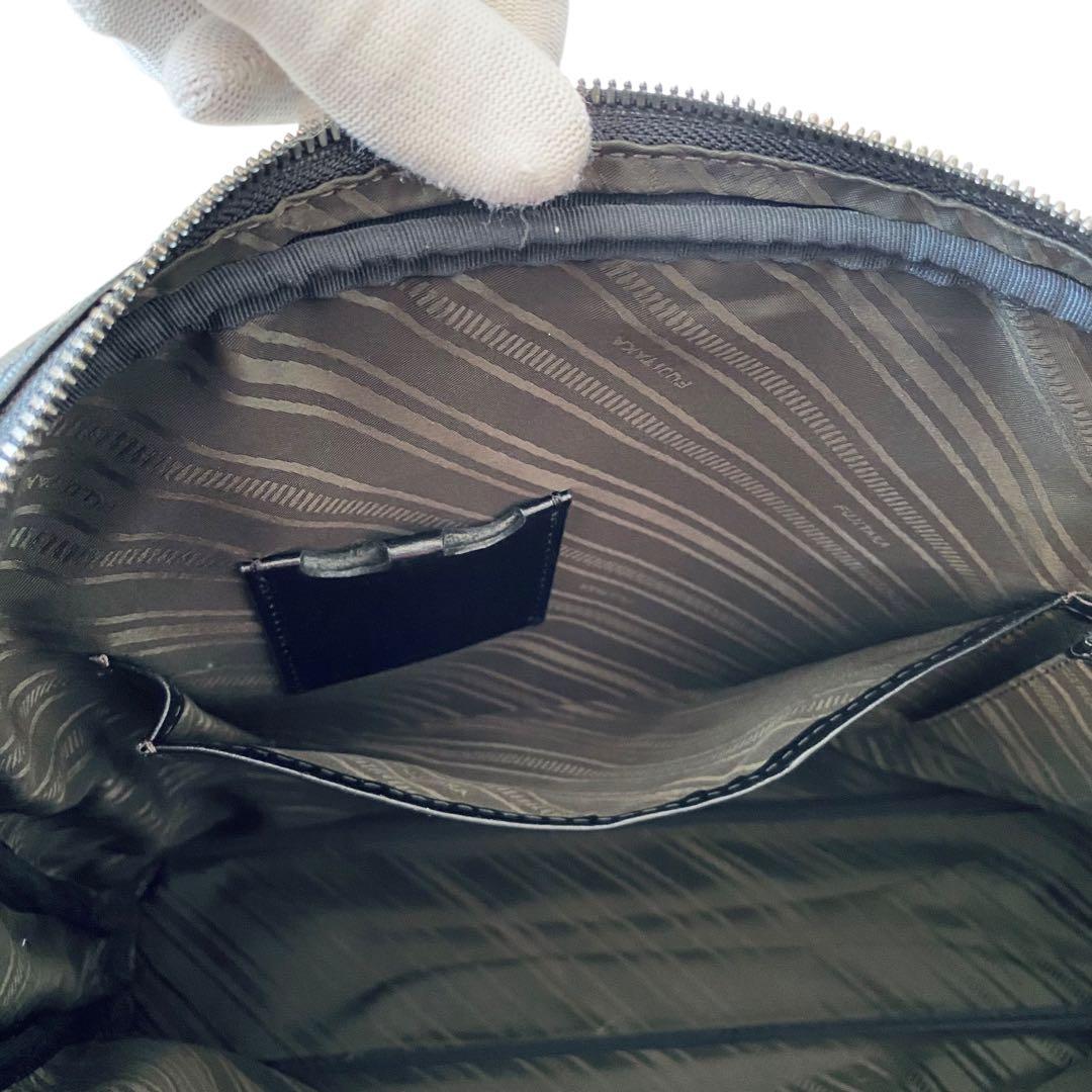 FUJITAKA フジタカ【美品】2WAY レザー ブリーフケース ブラック