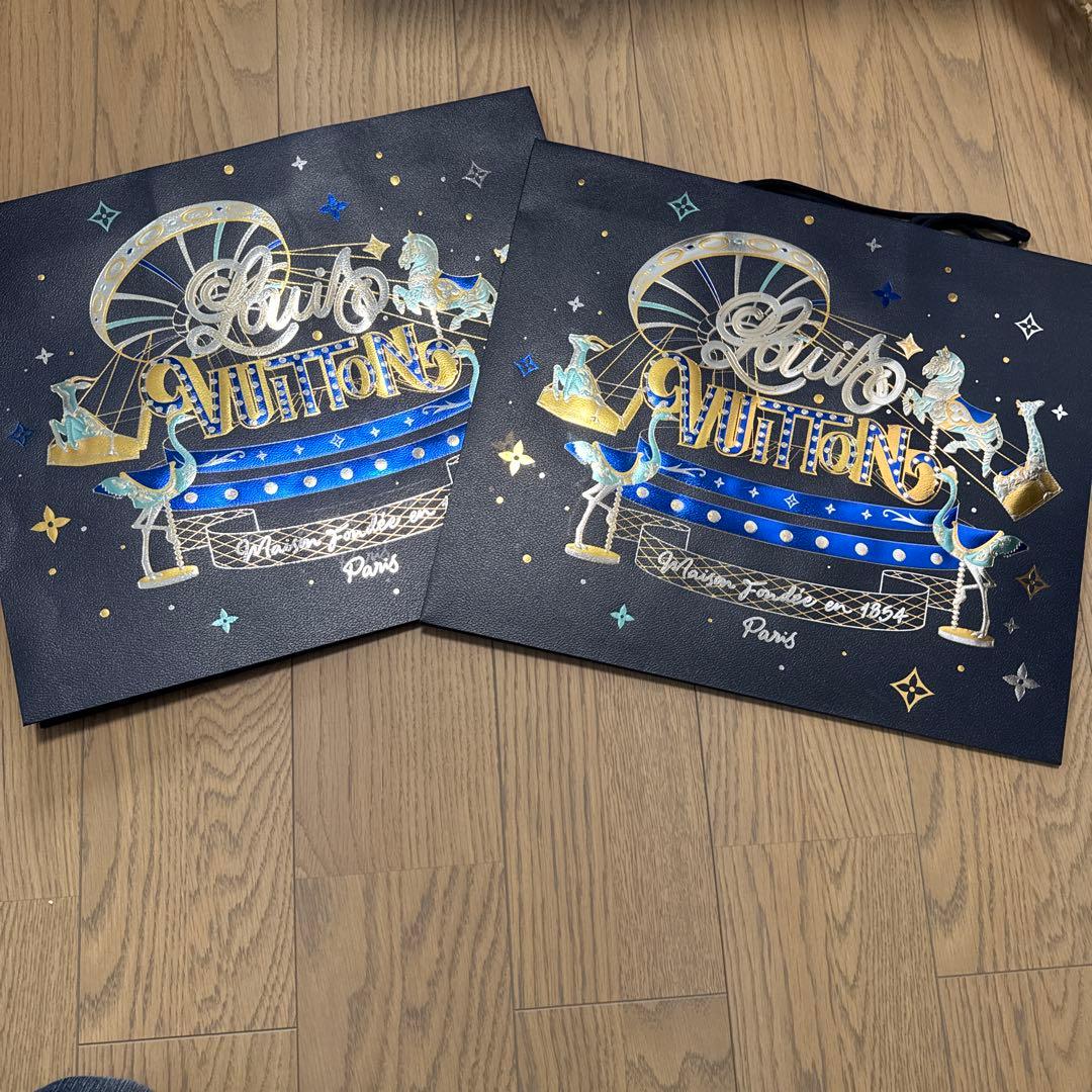 【美品】LOUIS VUITTON ルイヴィトン 紙袋 ショッパー　村上隆コラボ