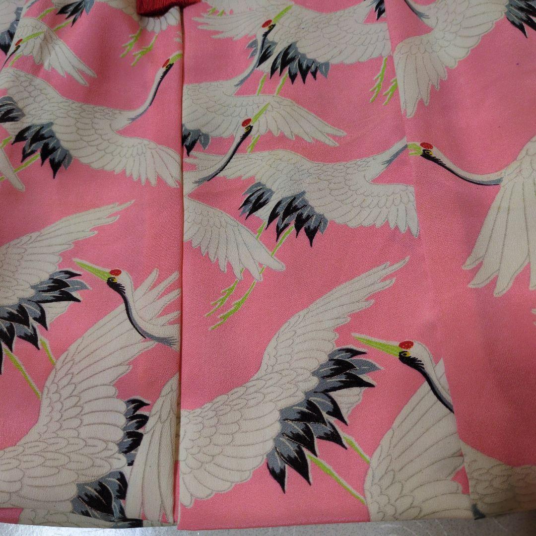 七五三３歳正絹手縫いの被布（中綿無し）