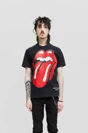 コムデギャルソン オム プリュス ローリングストーンズ Tシャツ S