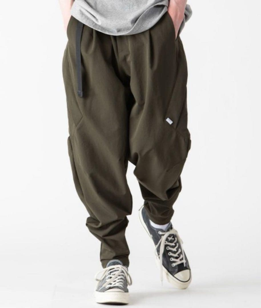 極美品 rehacer レアセル タクティカルテーパードパンツ サルエル