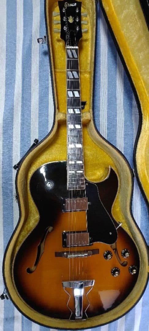 Greco S-50 グネコロゴの ES-175タイプのフルアコ少し難アリ