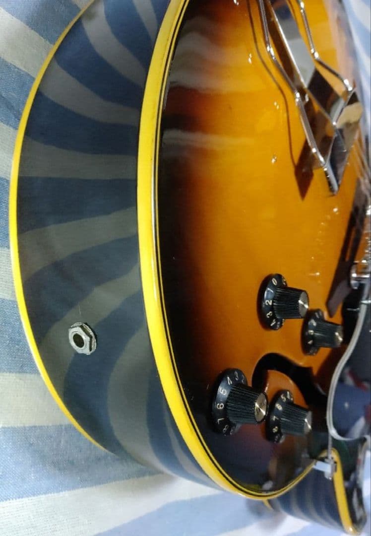 Greco S-50 グネコロゴの ES-175タイプのフルアコ少し難アリ