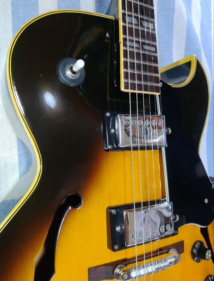 Greco S-50 グネコロゴの ES-175タイプのフルアコ少し難アリ