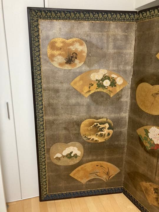 琳派　屏風絵