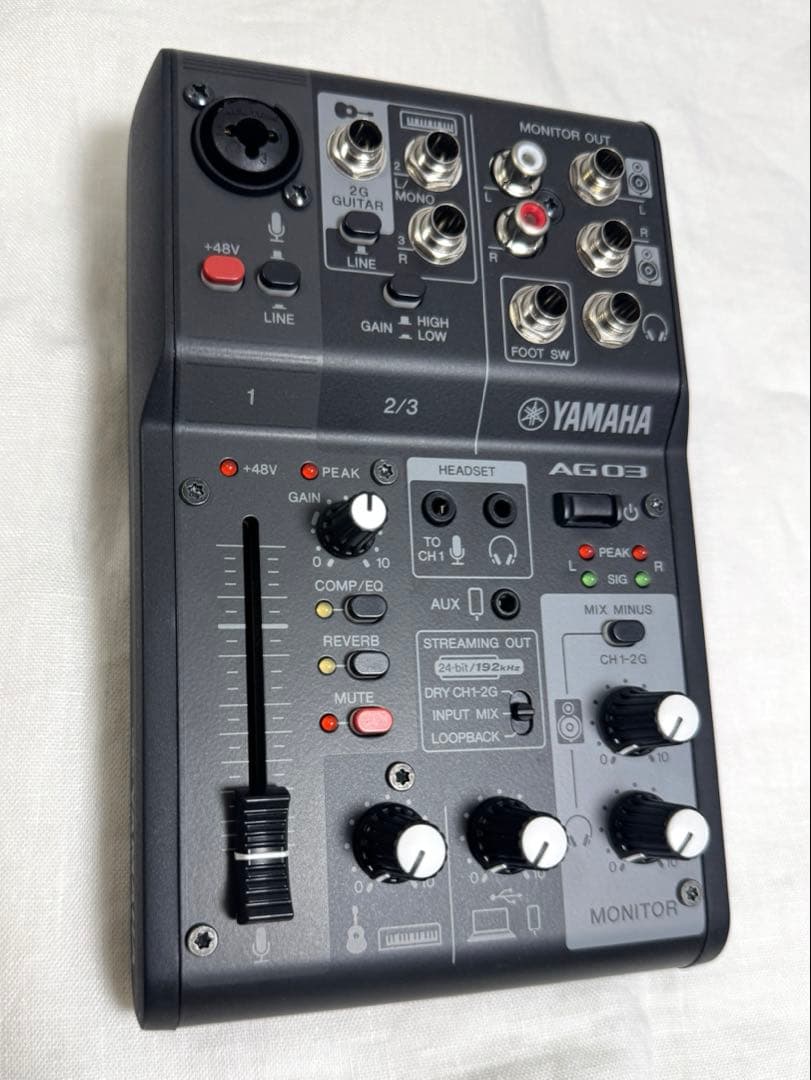 YAMAHA AG03MK2（ブラック）