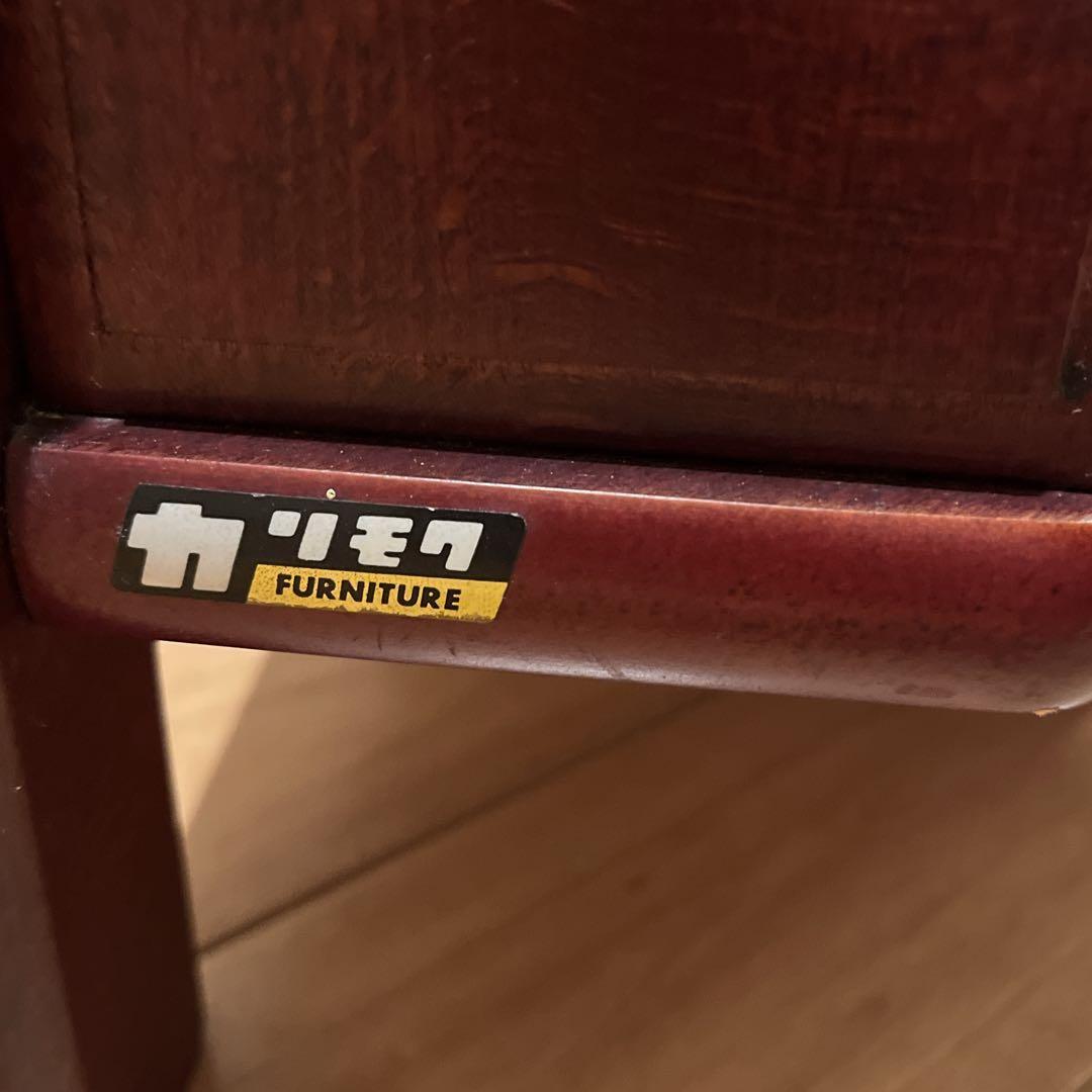 Karimoku カリモク 三角コーナータイプ 電話台 花台 収納棚 ビンテージ