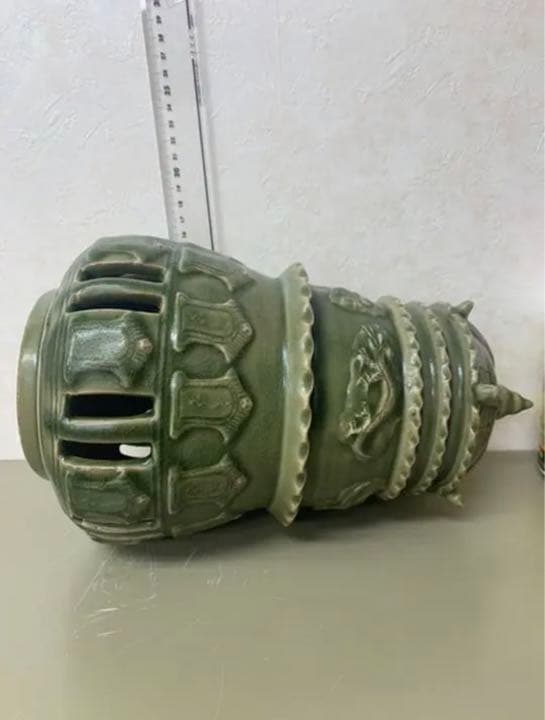 中国元•明竜泉窯蔵　骨董　古美術　唐物コレクション　江戸アンティーク青磁　縁起物