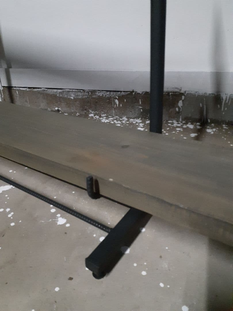 アイアン2段シェルフ　インダストリアル家具