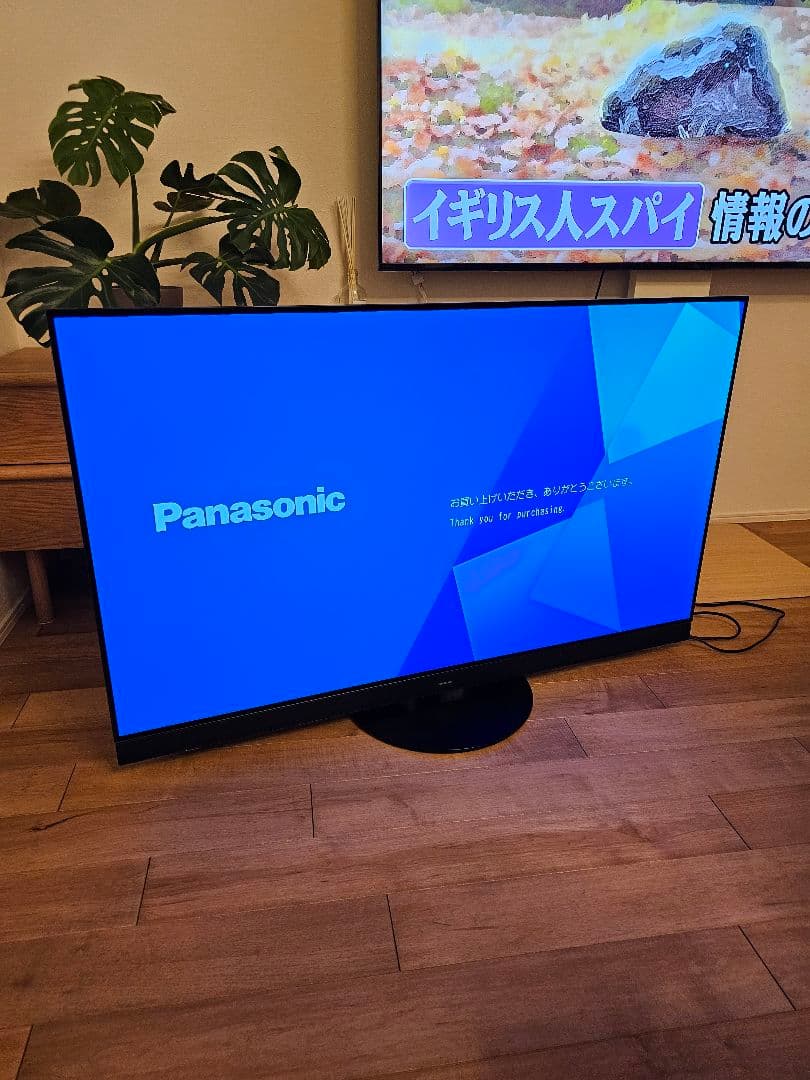 【送料込】パナソニック有機EL 55インチTH-55HZ1800転倒防止スタンド